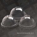 disposable transparent PET plastic flat cap for cup